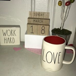 Love You Double Sided Mug NWOT